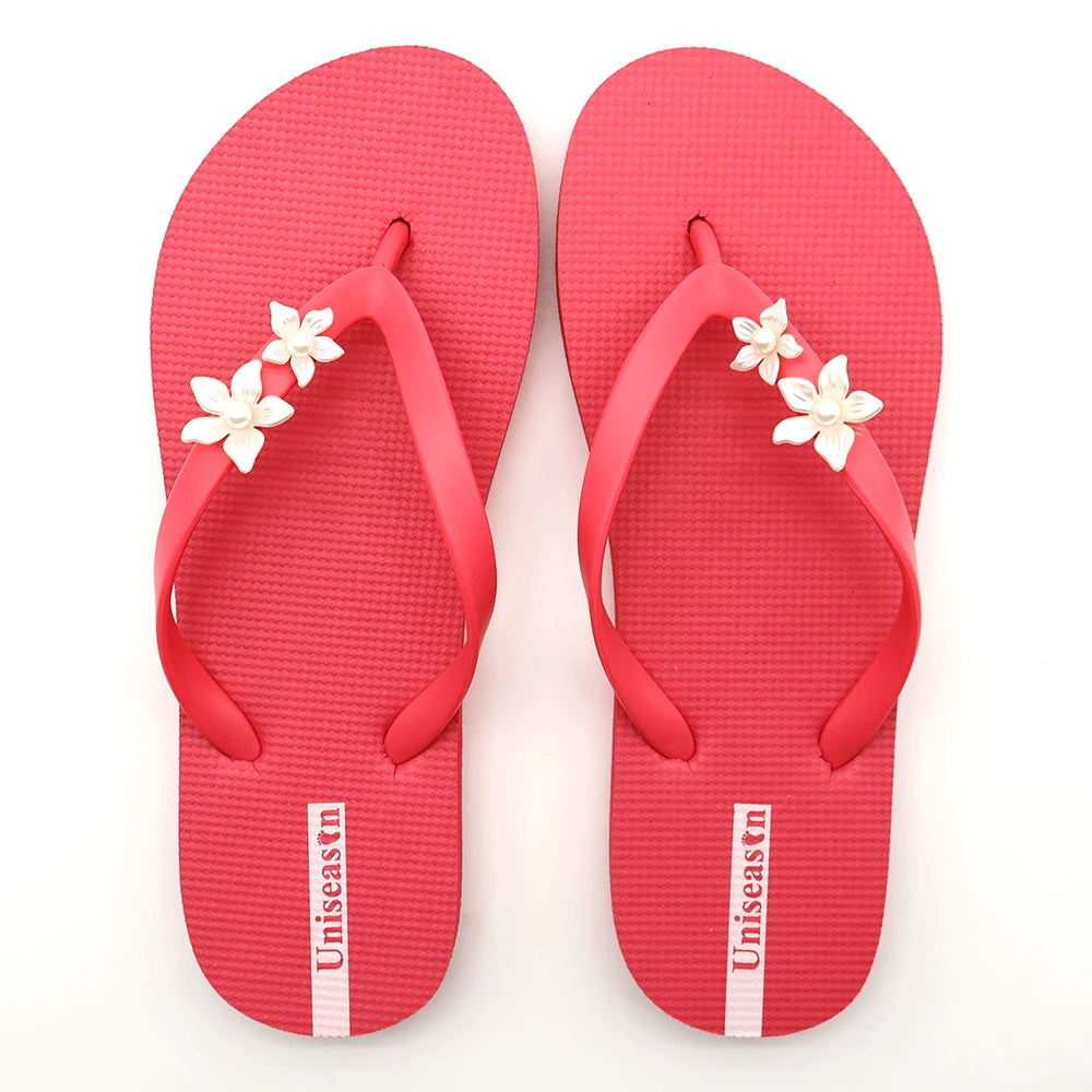 Hot Sale Lady Flip Flops in Good Shape Outsole Summer Slippers