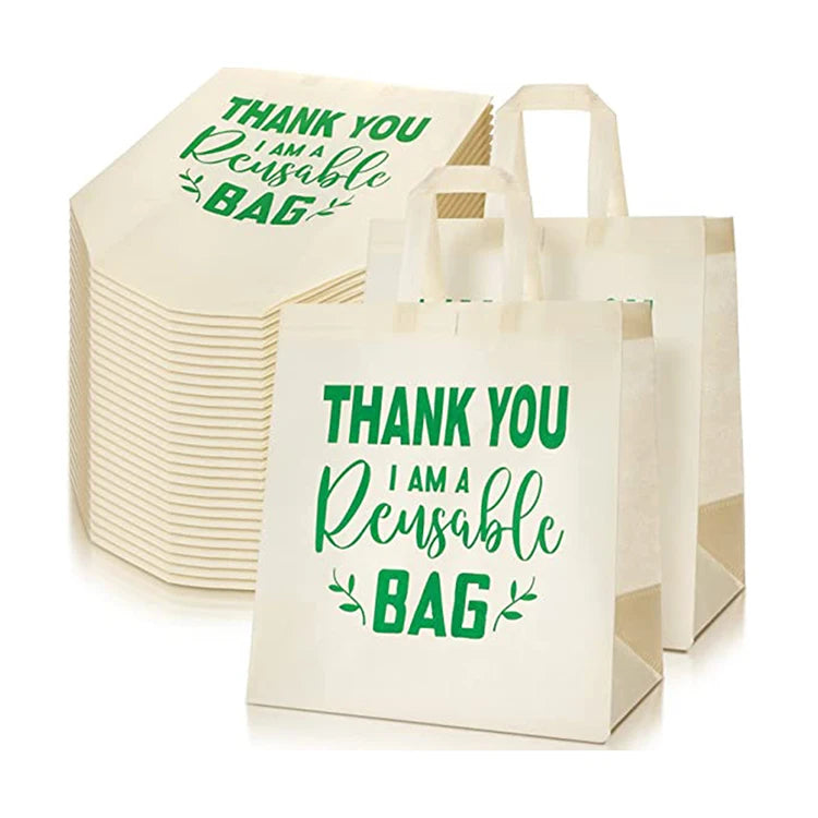 Ecological Recycle Non Woven Printing Bags for Supermarket Promotional Shopping Non Woven Bag