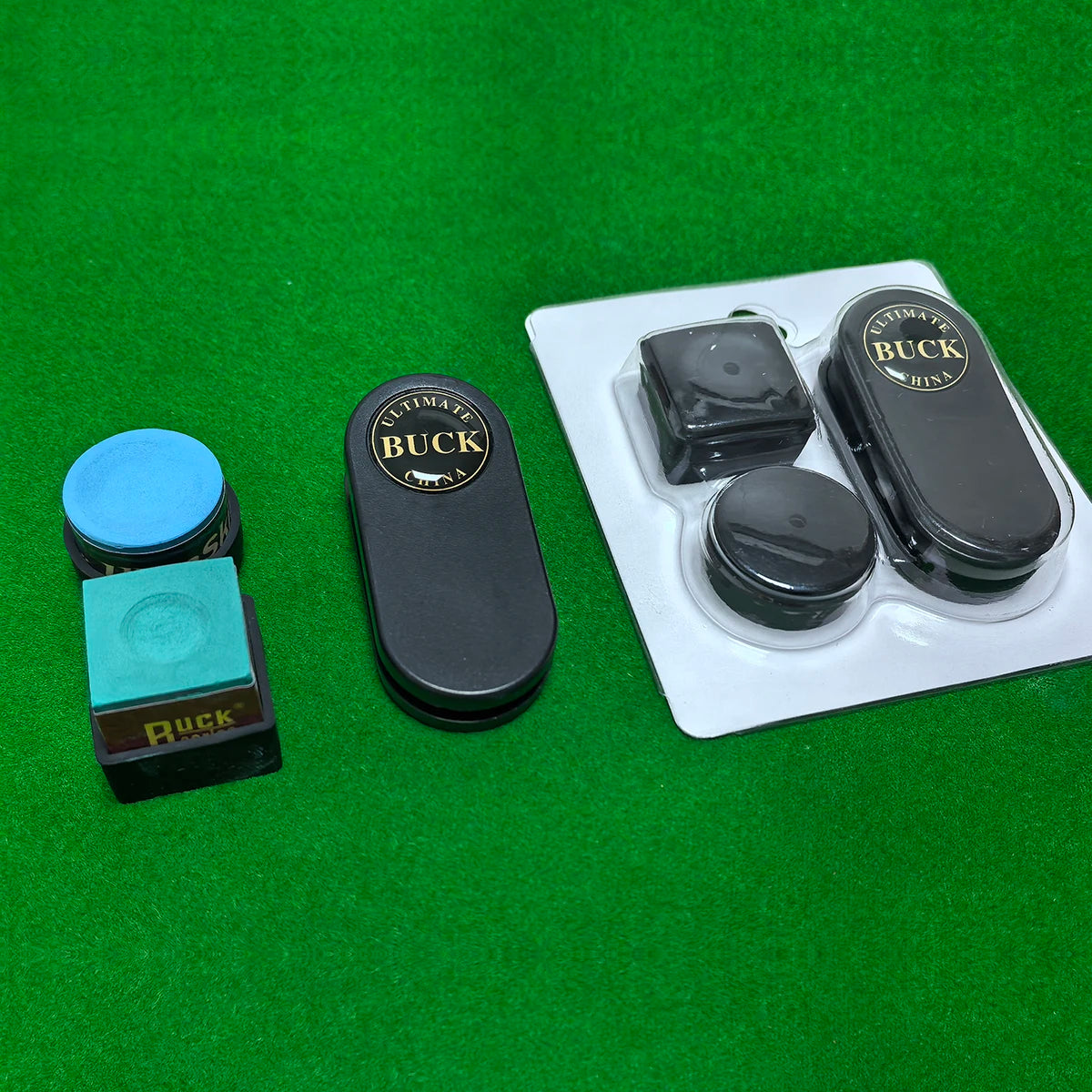 2025 New Style 2 in 1 Magnetic Billiard Chalk Holder Chalk for Both Round and Square Shape Chalk