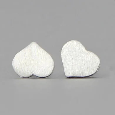 New Hot Fashion 925 Sterling Silver Heart Earrings for Women Girls Gift Fashion Statement Jewelry Christmas Jewelry