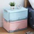Large Plastic Foldable Storage Boxes for Toy Kitchen Outdoor Cosmetics Clear Shoe Cloth Organizer for Home Storage
