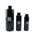 High Quality Black 1oz Plastic Bottle with Screw Lid for Cosmetic Packaging