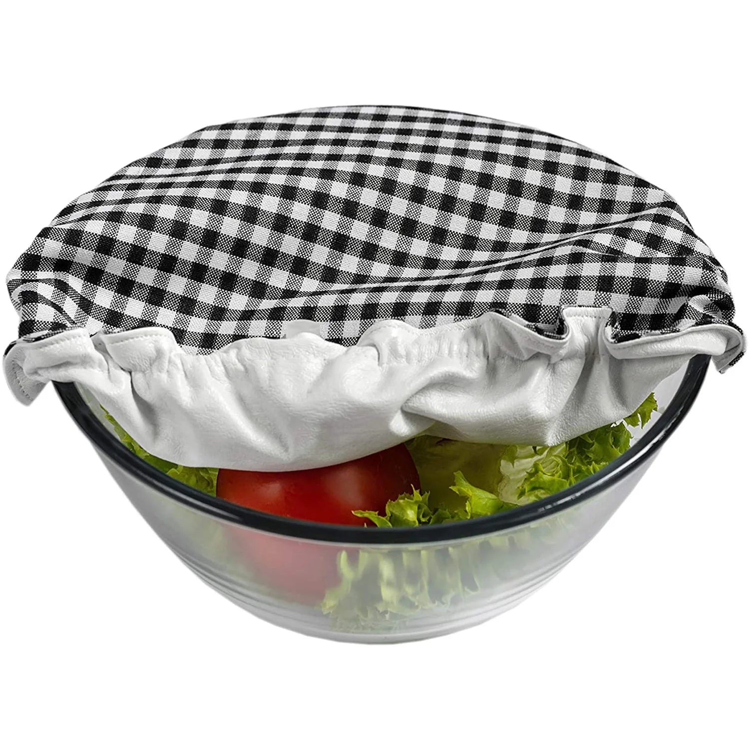 Y-Z Fashionable Washable Reusable Fabric Cotton Elastic Food Bowl Storage Covers Set
