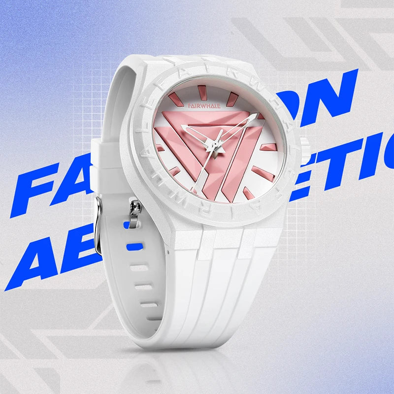 Fashion Brand Watch Custom Logo Resin Case Quartz Movement Unisex Quartz Watches