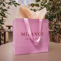 Wholesale Luxury Art Paper Bag for Jewelry & Cosmetics Custom Logo Ribbon Packaging with Handles Carton Packed