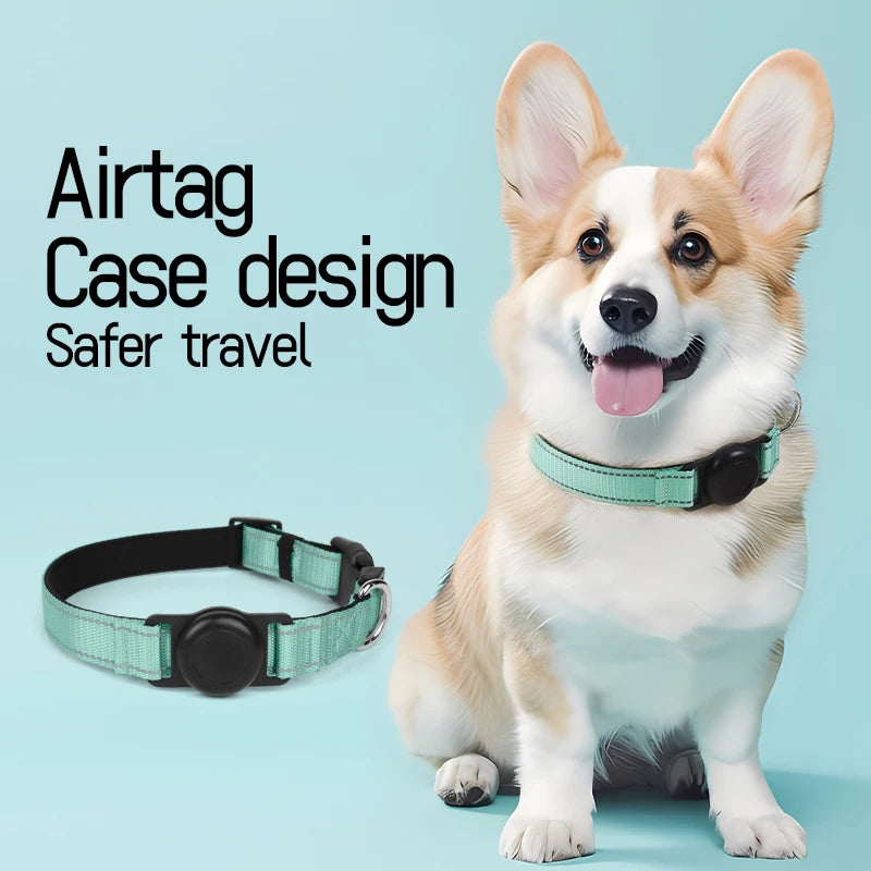 Customized Reflective Small and Medium-Sized Dog Collar Traction Set Anti Slip and Engraved Pet Collar Dog Collar