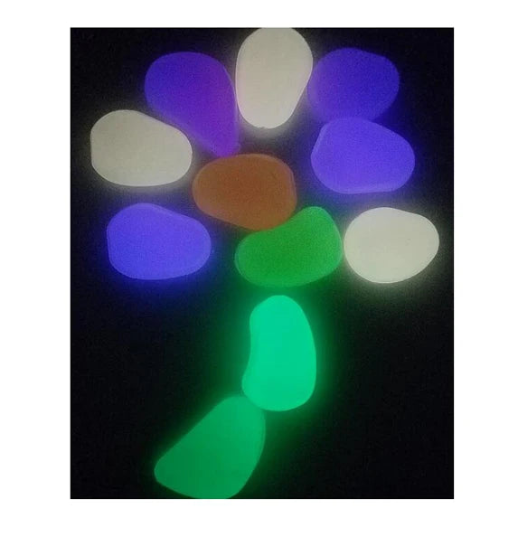 Resin pebbles Long Time Glowing in the Dark Pebbles for  Garden Decoration wholesale price