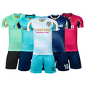 Customizable Soccer Team Sets Football Uniforms Yellow Blue Soccer Jersey for Men