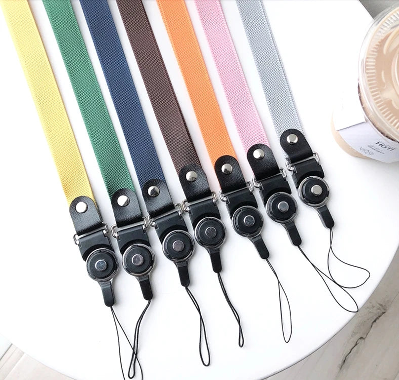 Factory Price Highly Durable Detachable Mobile Phone Neck Lanyard Straps for Smartphone Mp3 Mp4 Camera ID Card Key Chain Rope