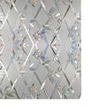 UDK Modern Bamboo-Style PVC+PET Static Cling Privacy Window Film Non-Adhesive Glass Covering Home Office Hotel Decorative Window
