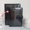 Wholesale Custom Personalized Glitter PU Leather A5 A6 Planner Cover 6 Rings Money Pocket Budget Binder for Saving Challenge