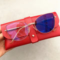 Rhinestone Alloy Black White Gold Cat Eye Spring Hinge Photogray Bezel Anti Reflet Blue Light 2026 Glasses Photochromic
