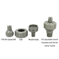 155 Series Plastic Adjustable Swivel Ball Joint Fittings Pipe Clamp Spray Jet Nozzle