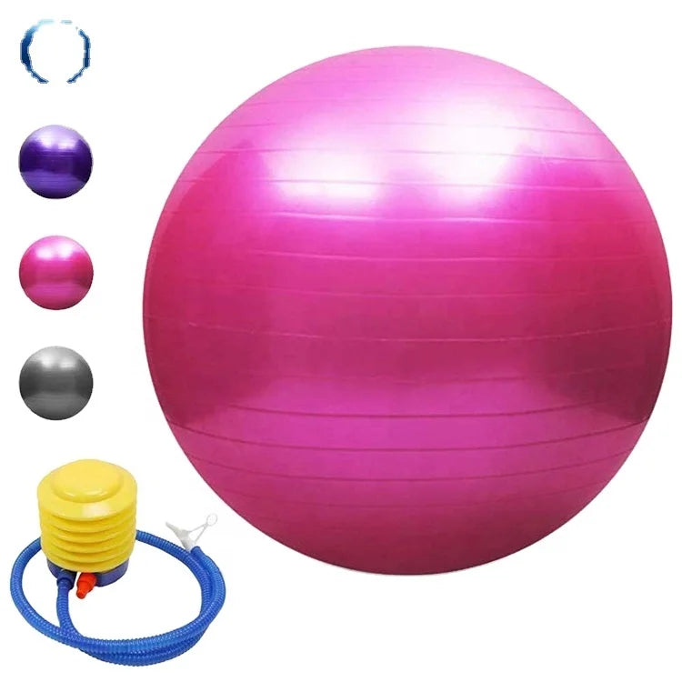 Anti Slipper Gym Exercise Entertainment  Ball Women Trainer Balance Fitness Strength Yoga Vivid Entertainment Ball