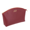 Thick Vintage Faux Leather Cosmetic Zipper Bag Quality PU Makeup Gift Bag with Custom Logo for Men