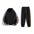 LAYENNE Jogging Streetwear Tracksuit for Men Two Piece Jacket Pants Set With Custom Embroidery Logo Men Tracksuits