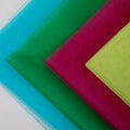 Hot Selling 100% Polyester 20d Yarn Count Bright Shiny Plain Organza Fabric for Wedding Dresses Lining Curtain Anti-Static Sheer