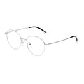 Vintage Design Silver Round Frame Optic Optical Metal Eyeglasses Glasses Unisex