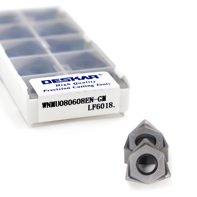 For DESKAR WNMU080608EN-GM LF6018 Milling Cutting Tool Carbide Insert CNC Lathe Turning Tool with CVD Coating OEM Customizable