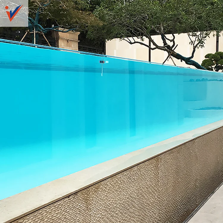 Leyu Custom 100mm PC Acrylic Sheet for Swimming Pool Wall Panel for Architectural Design