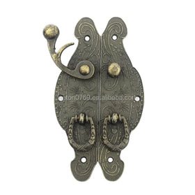 Stock Supply Box Accessories 50 X 90mm Large Sized Zinc Alloy Antique Metal Cabinet Lock