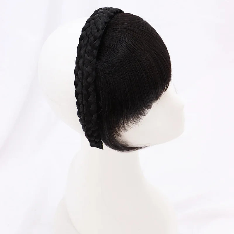 BMEIYI  High Quality Stylish Pre-hair Bangs Wig Bangs Ladies Girls Hair Headband Accessories for Everyday Parties Festivals