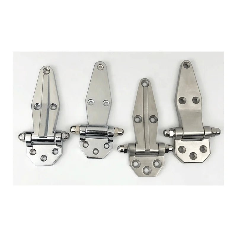 4" Industrial Zinc Alloy/Stainless Steel Flat Door Pivot Hinge with 180 Degrees Opening Angle for Refrigerator/Freezer