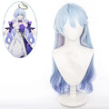 Wholesale Honkai Star Rail Cosplay 80cm Long Wave Blue Ombre Robin Wig Synthetic Anime Heat Resistant Hair Cosplay Wig