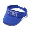 Custom Sport Running Sun Visor Cap 100% Cotton Visor Hats for Adult Embroidery Logo Polyester Visor