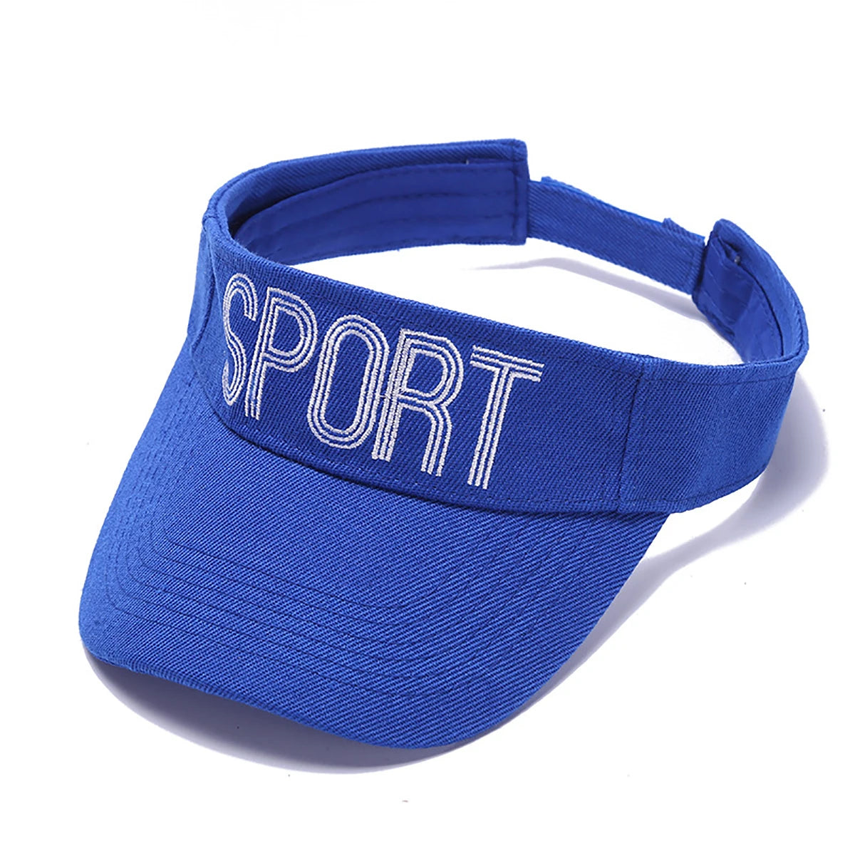 Custom Sport Running Sun Visor Cap 100% Cotton Visor Hats for Adult Embroidery Logo Polyester Visor