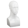 Abs Plastic Glasses Wig Display Head Plastic Torso Mannequin Gold Chrome Black Shiny Wig Mannequin Head