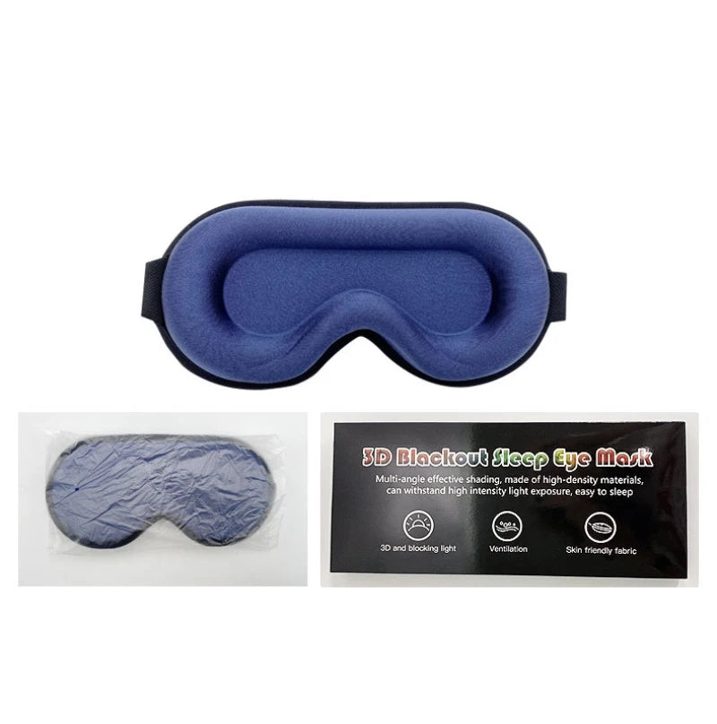 Reusable Travel Sleeping Heated Memory Foam Eye Mask Electric Adjustable Cooling 3D Soft Dark Circles Night Sleep