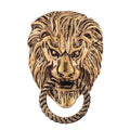 Vintage African Prairie Lion King Brooch Gold Silver Plating Fashion Men's Jewelry Gift Mens Suit Animal lion Lapel Pin Brooches