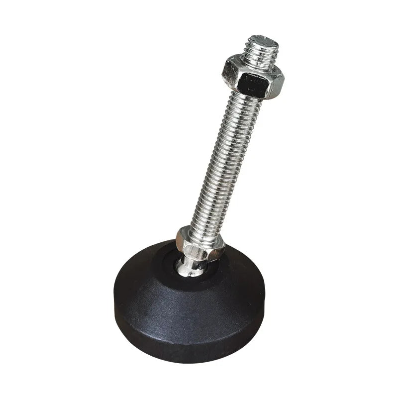 M16 Heavy-Duty Adjustable Metal Levelers for Table & Chair Legs Glide Pads T-Nut Leveler Sliders for Workshops & Hospitals