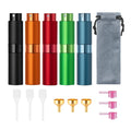 8ml Aluminum Travel Perfume Atomizer Refillable Mini Spray Bottle Empty Small Sprayer Bottle for Reusable Liquid Dispenser