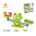 Cartoon Animal Sensory Montessori Educational Children Toy Monkey Frog Dinosaur Balance Scale Counting Math Game Toys for Kids
