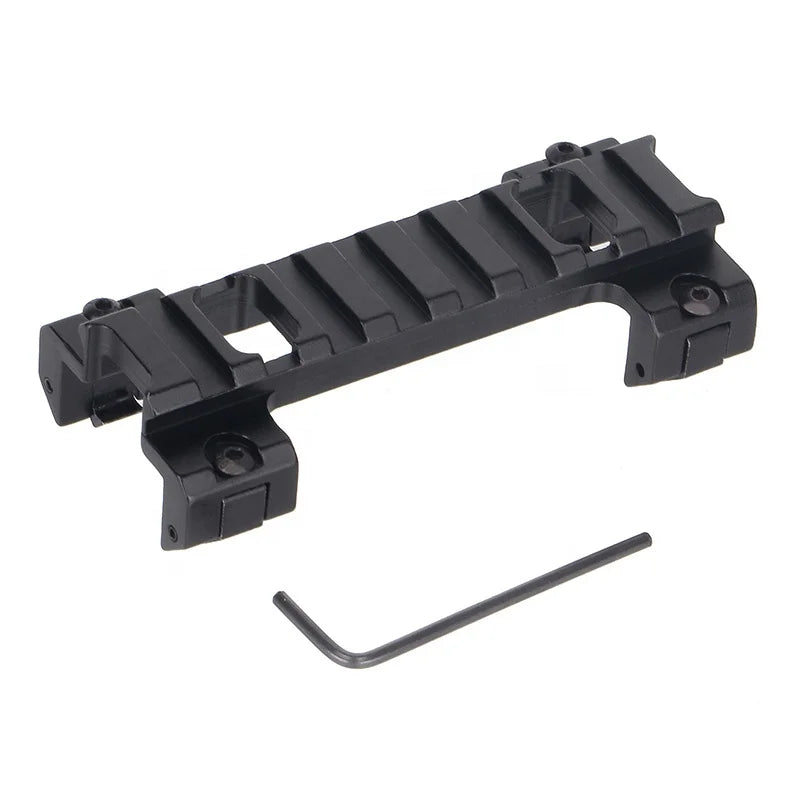 FOCUHUNTER Hunting Accessories Telescope Aluminium 8 Slots Riser Mount Tactical Gear Custom CNC Machining Parts Base Mount