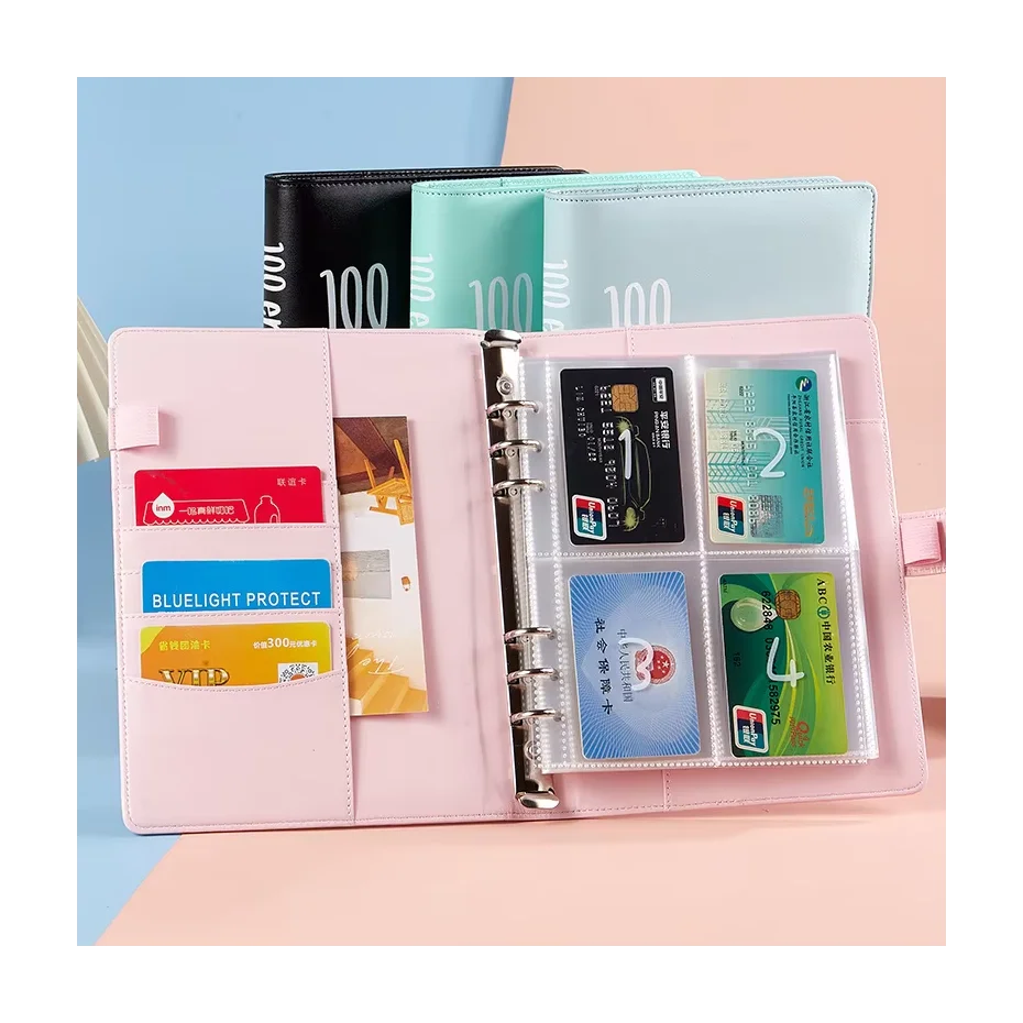 100 Days Envelope Savings Challenge A5 Binder Budget Planner Notebook Custom Budget 100 Envelopes to Save Money