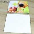 MDFSUB 4mm Thick Wooden Sublimation MDF Rectangle Placemat 20x26cm Cork Back Eco-Friendly Home Decoration