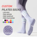 Custom Anti slip Yoga Socks Gym Trendy Indoor Non Slip Sports Socks Women Custom Logo Fitness Pilates Socks