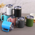 Wholesale 12 oz 14 oz 15 oz Reusable Double Wall Stainless Steel Insulation Coffee Cups