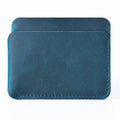 Real Cow Genuine Leather Vintage Style RFID Blocking Bank Card Storage Wallet with Customized Color and Durable Design