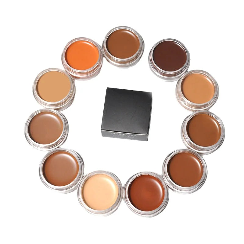 Wholesale Vendors 11 Colors Creamy Cover Face Freckles Repair Moisturizing Non-sticky Vegan Facial Makeup Concealer