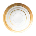 Novelty Abstract Gold Rim Ceramic Dinner Chargers Eco-Friendly Artistic Dinnerware for Wedding and Restaurant Use