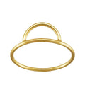High Grade Minimalist Single Arch Rings 14K Gold Filled Rings for Men Women Jewelry