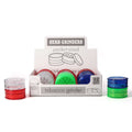 Futeng 60mm 3 Layers Manual Plastic Herb Grinder Wholesale Custom Logo Tobacco Dry Spice Grinder