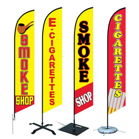 Feather Flag Outdoor Custom Printed 15FT Double-sided Polyester Sports Flag Fiberglass Feather Flag Pole