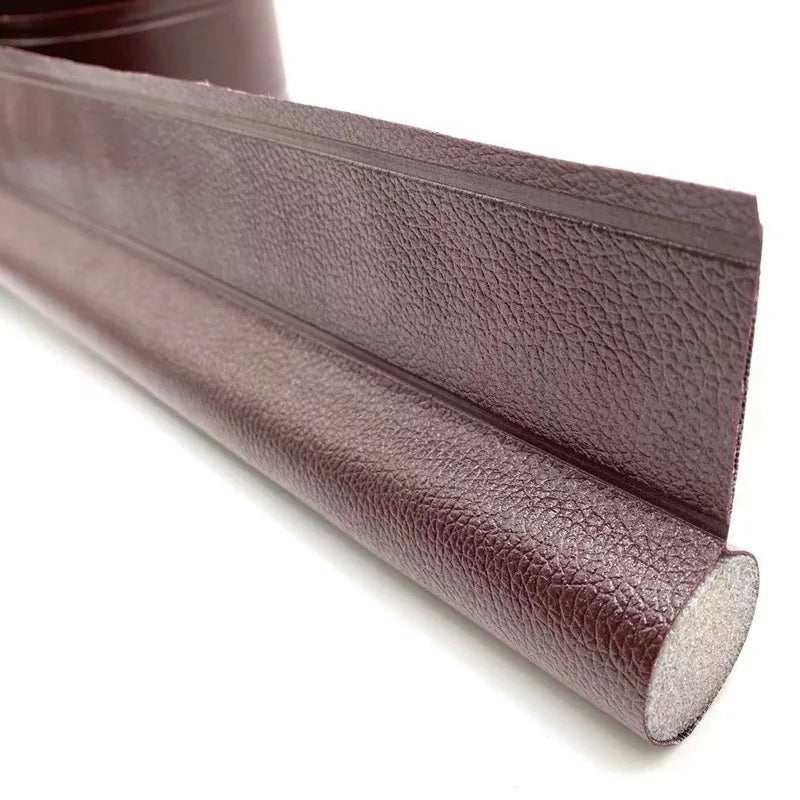 Waterproof Leather Door Seal Strip Draught Excluder Stopper Door Bottom Guard Wind Sweep Blocker