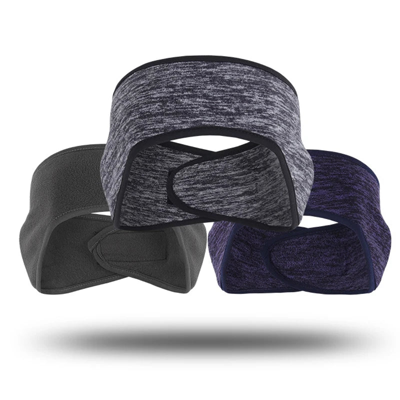 Wholesale Winter Outdoor Windproof Cycling Ear Muffs Warmer Protection Ski Fleece Unisex Sports Wide Adjustable Warm Headband