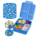 Aohea Logo Custom Bpa Free Rectangle Kid Lunch Box Plastic Eco-friendly  Bento Lunch Box with Stainless Steel Food Jar Bowl Soup